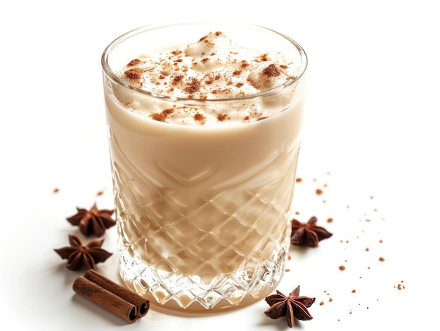 Festive Eggnog with Nutmeg