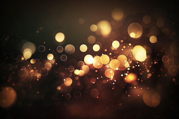 Festive elegant abstract background with bokeh lights and stars