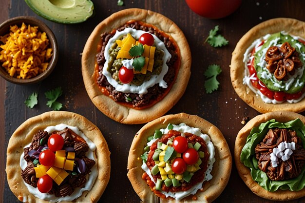 Photo festive fiesta sopes