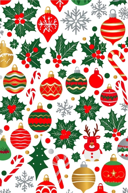 Photo festive holiday clipart collection