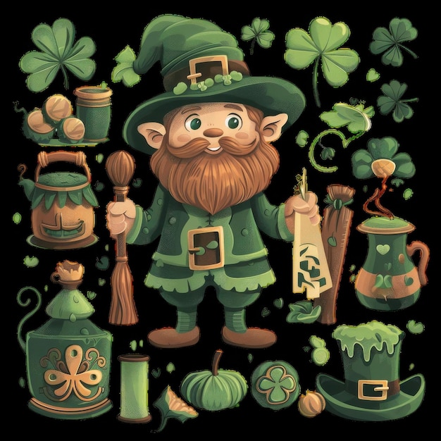 Festive leprechaun for St Patricks Day