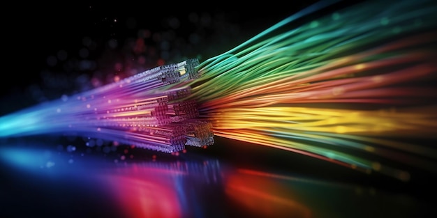 Fiber optic cable technology background