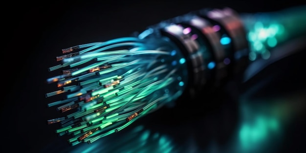 Fiber optic cable technology background