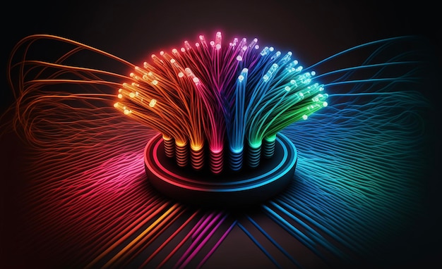 Fiber optic cable technology background