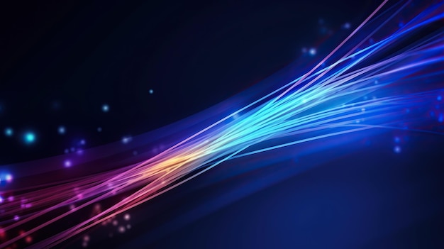 Fiber optics abstract background