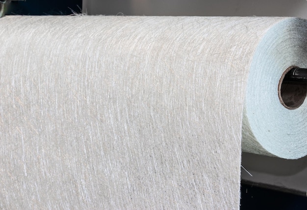 Fiberglass fabric composite roll material