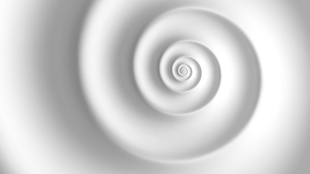 Fibonacci spiral white abstract vector background Golden ratio