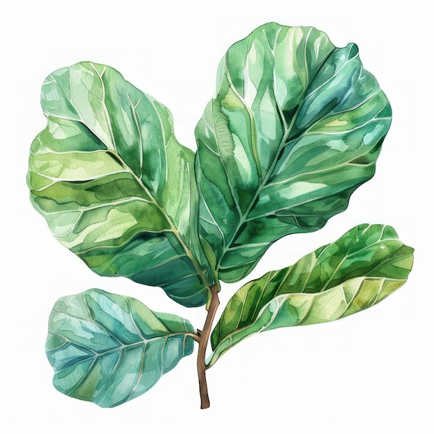 Fiddle leaf fig tobacco plant tree