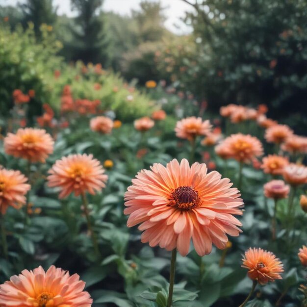 a field of flowers with the name  peoni  on the bottom