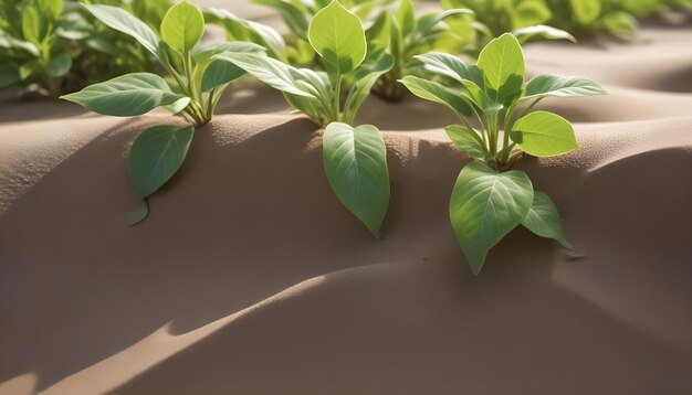 a field of green plants with the words  sprouts  on the bottom