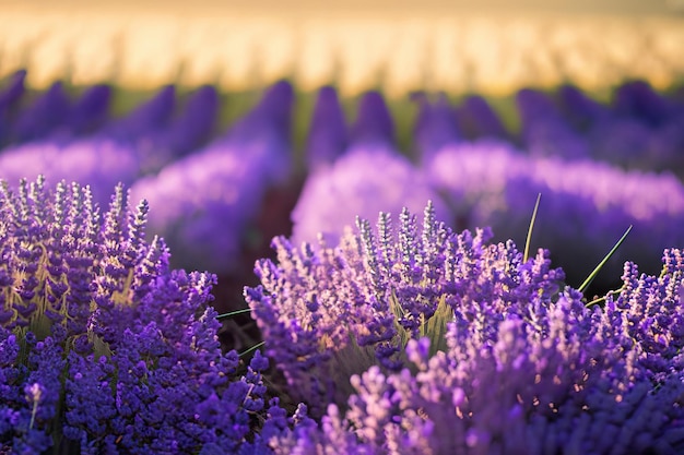 A field of lavender is shown in this image.