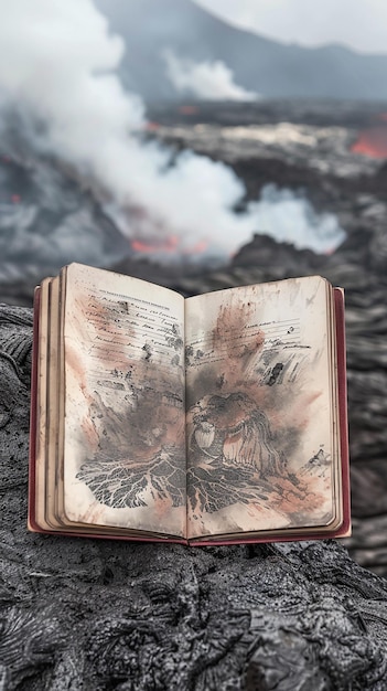 Field Notebook on a Volcanic Expedition Journal