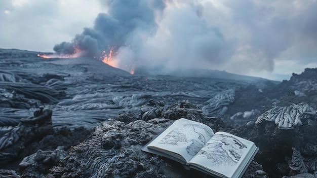 Field Notebook on a Volcanic Expedition Journal