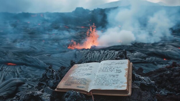 Field Notebook on a Volcanic Expedition Journal