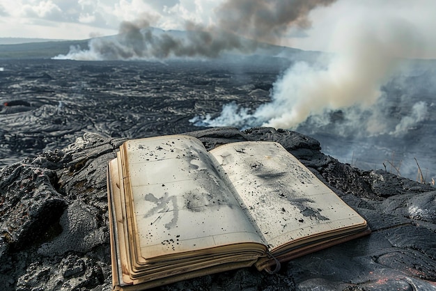 Field Notebook on a Volcanic Expedition Journal