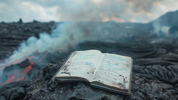 Field Notebook on a Volcanic Expedition Journal