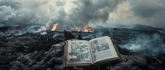 Field Notebook on a Volcanic Expedition Journal