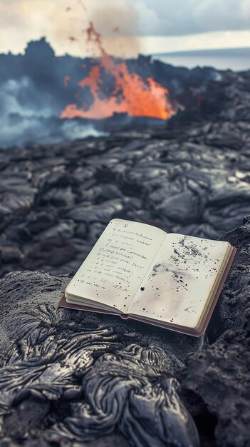 Field Notebook on a Volcanic Expedition Journal