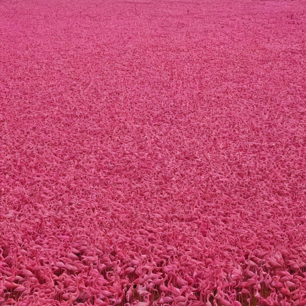 Photo a field of pink flowers with a person in the background