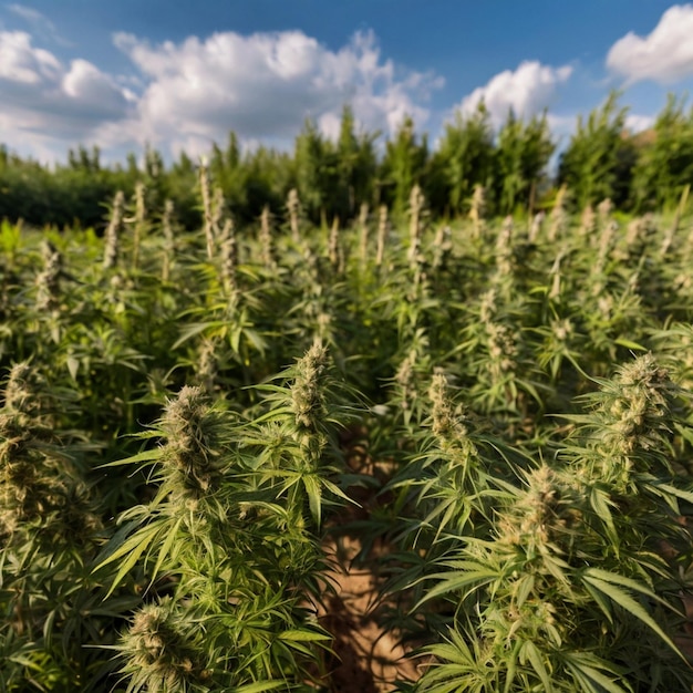 a field of plants that has the word quot o quot on it