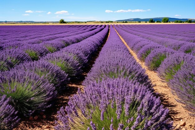 Fields of lavender in Provence France