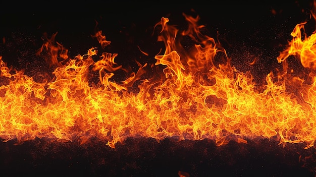 Fiery abstract background Fire background wallpaper