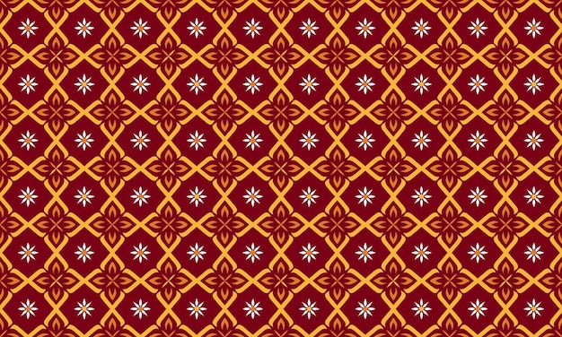 Photo fiery passion geometric shapes seamless pattern for wallpaper background