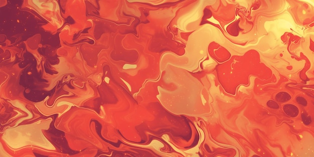 Fiery red and orange marble texture mimicking lava flows