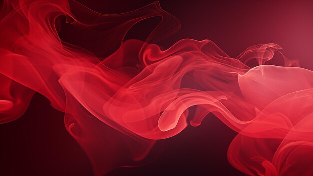 Fiery Red Smoke Background