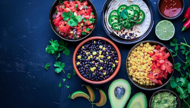 Fiesta Flavors A Vibrant MexicanInspired Feast with Black Bean and Corn Salad