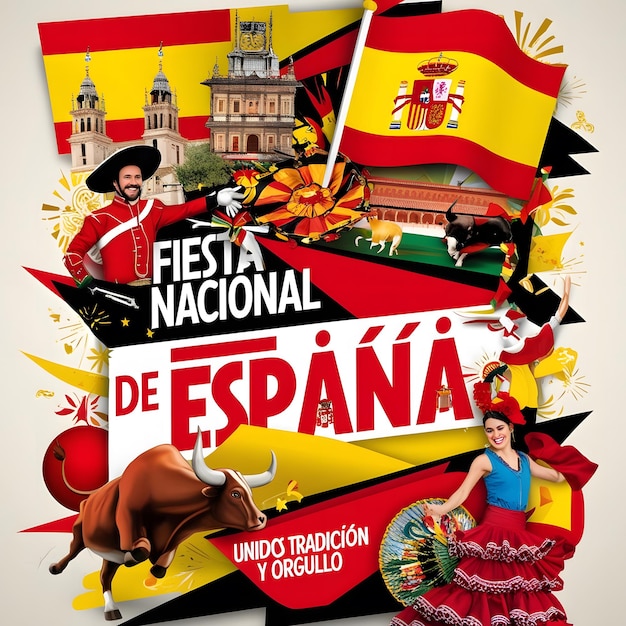 Fiesta Nacional de Espaa Celebrating Spanish Heritage with Tradition Pride and Iconic Symbols