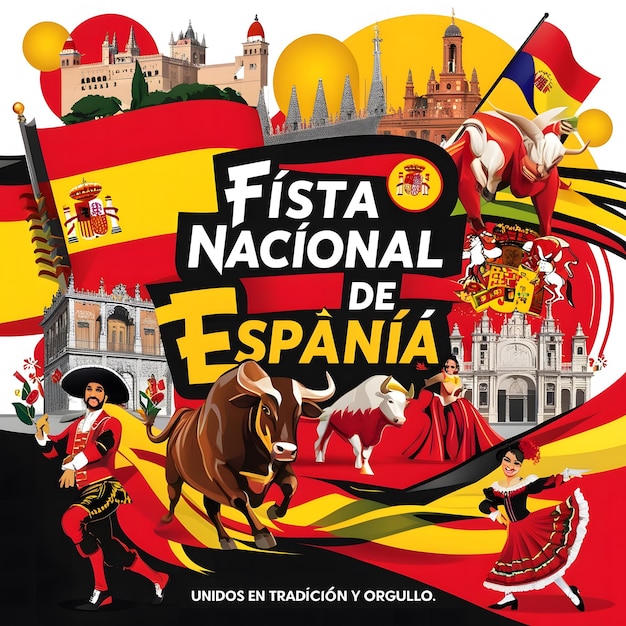 Fiesta Nacional de Espaa Celebrating Spanish Heritage with Tradition Pride and Iconic Symbols