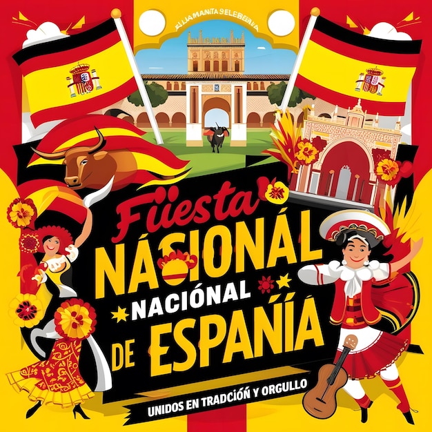 Fiesta Nacional de Espaa Celebrating Spanish Heritage with Tradition Pride and Iconic Symbols