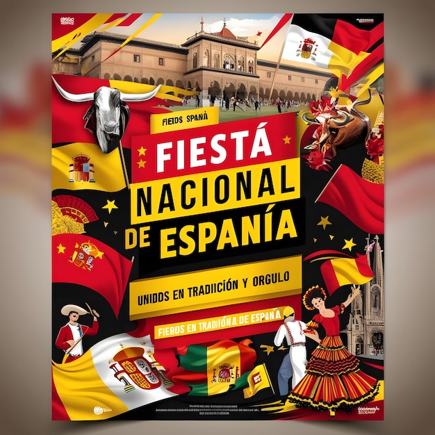 Fiesta Nacional de Espaa Celebrating Spanish Heritage with Tradition Pride and Iconic Symbols