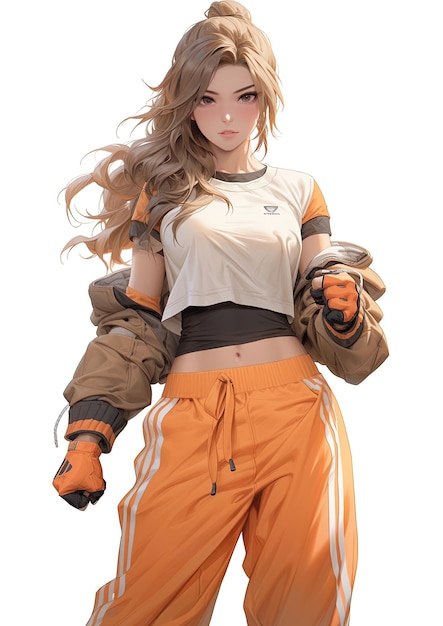 fighter anime girl