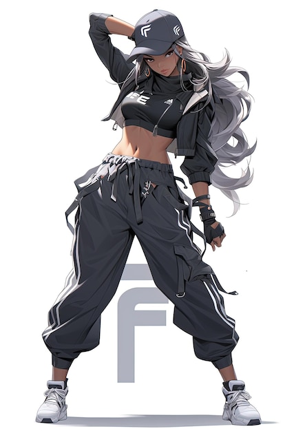 fighter anime girl