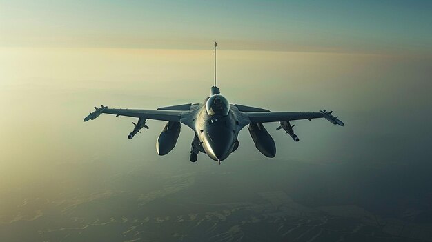 Photo a fighter jet in sky