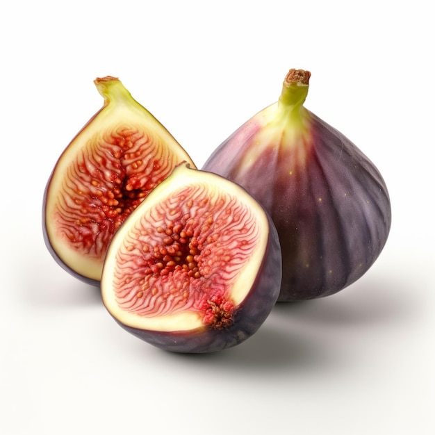 figs isolated on white background