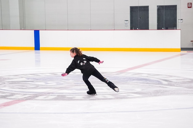 Figure skating practice