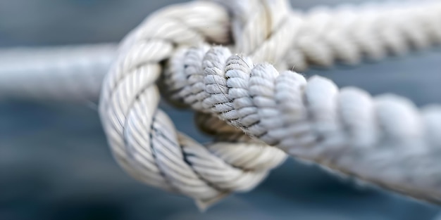 Figureeight Knot Tied in a Boat39s Rigging Concept Marine Knots Nautical Crafts Boating Techniques Sailing Skills