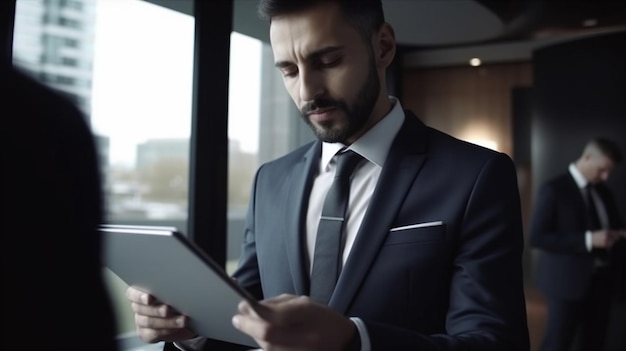 Financial Advisor A professionallooking man in a suit Generative AI