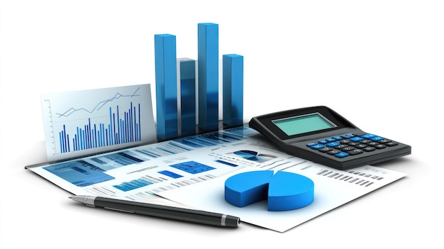 Financial Analysis Data Charts Calculator