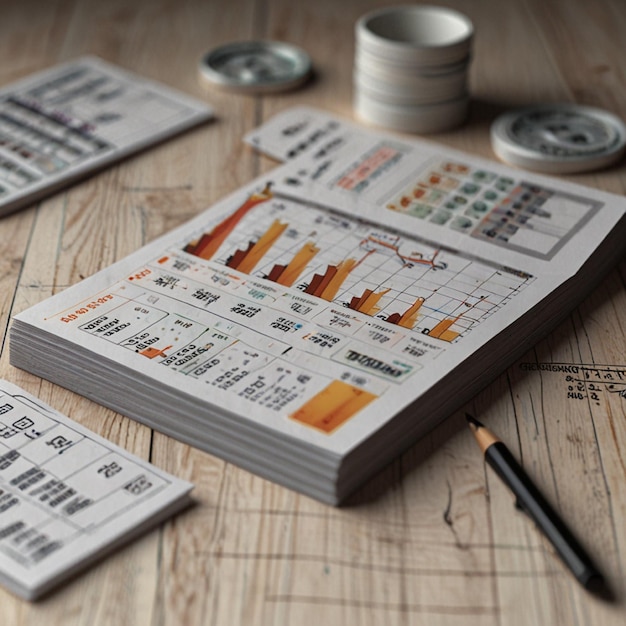 Financial design currency symbols market analysis