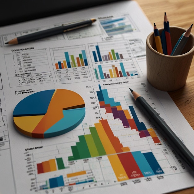 Financial design currency symbols market analysis