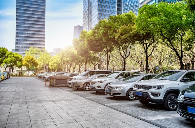 Financial District street parking lot