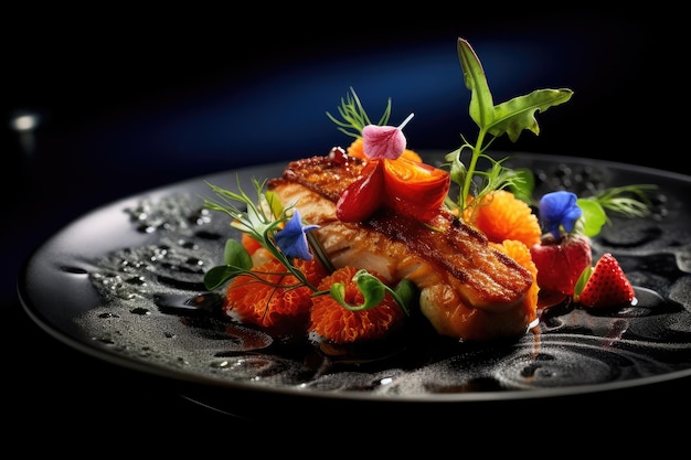 fine dining Profesional advertising Food Photography AI Generated