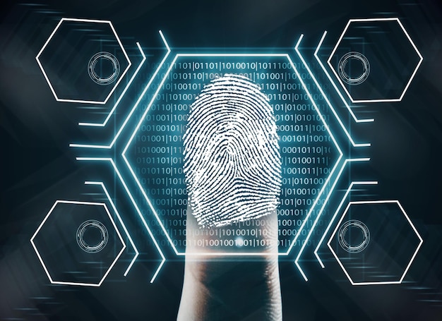 Finger print innovation concept