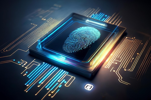 Fingerprint scanning biometric identification and security login