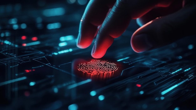 Photo fingerprint scanning technology