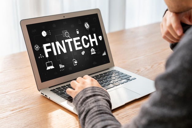 Fintech financial technology software for modish business